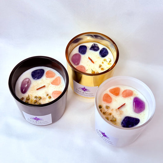 Chill Pill | Crystal Candle to Support Relaxation | 12.22oz