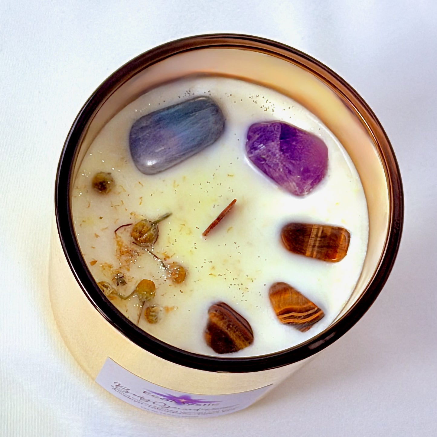 Bodyguard | Crystal Candle for Energetic Protection | 12.22oz