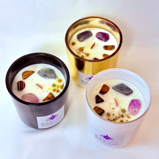 Bodyguard | Crystal Candle for Energetic Protection | 12.22oz