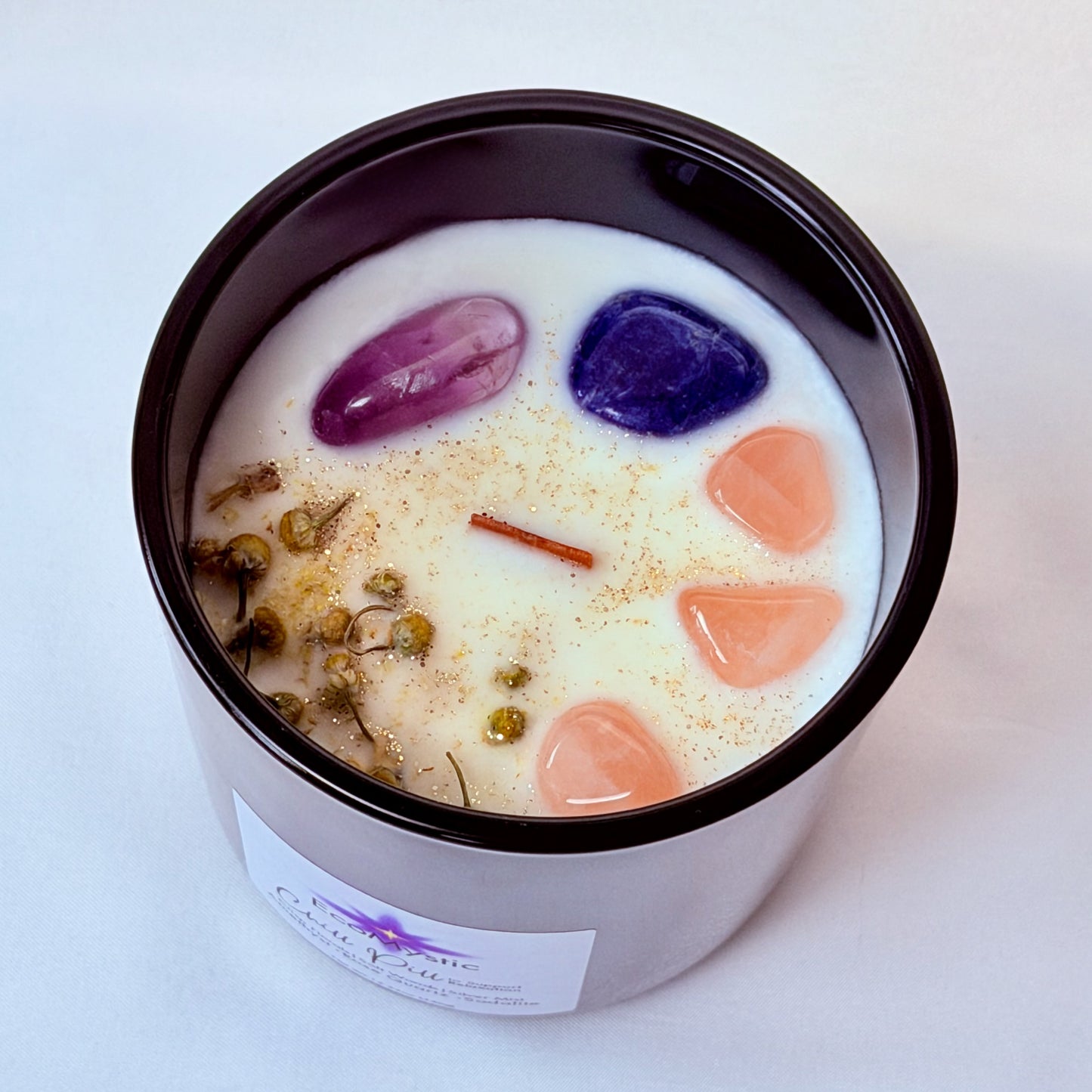 Chill Pill | Crystal Candle to Support Relaxation | 12.22oz